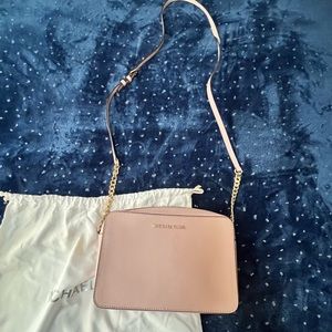 Michael Kors large jet set crossbody in blossom